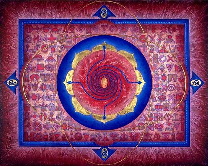 psychedelic rose
